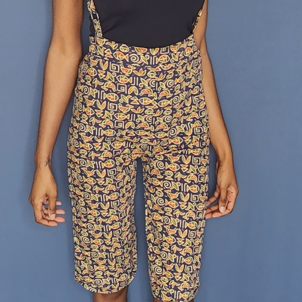 Vintage overall Capri pants